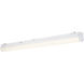 EnviroLite 120/277 White Strip Light Ceiling Light, Medium