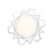 Edge Lit LED 16 inch Chrome Flushmount Ceiling Light