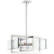 Ethan 4 Light 20.75 inch Polished Nickel Pendant Ceiling Light