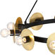 Harmoni 12 Light 30 inch Matte Black Chandelier Ceiling Light