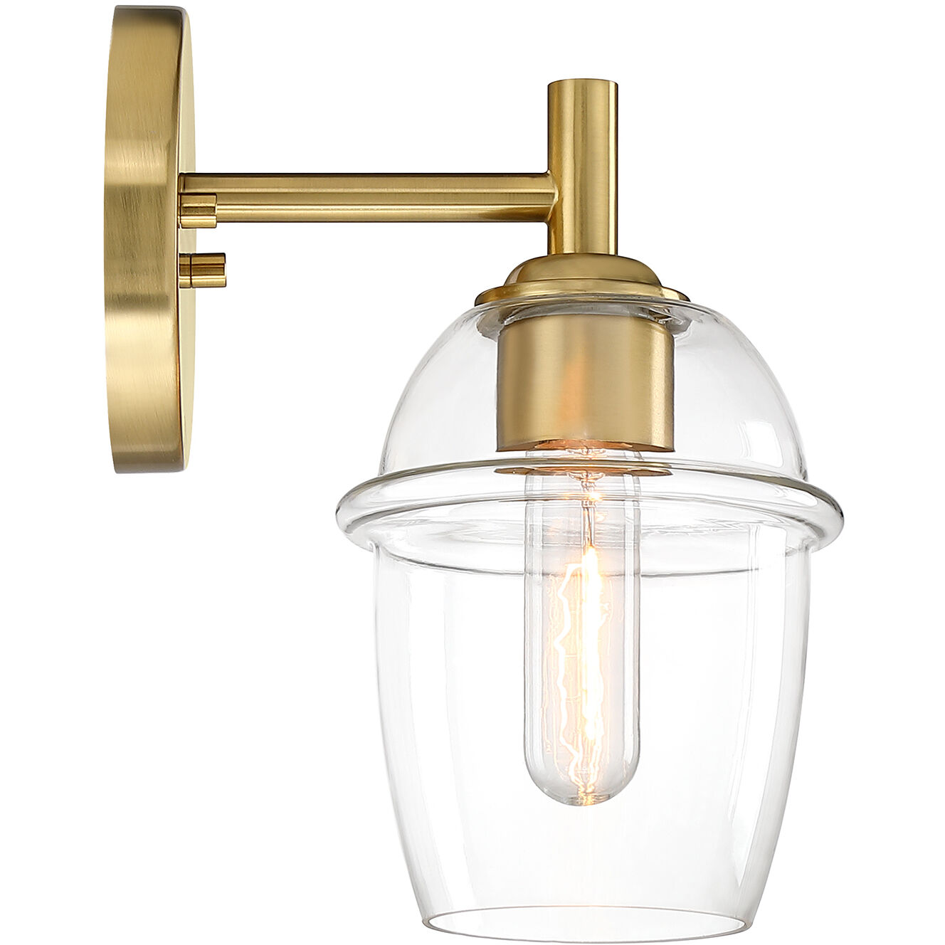 Summer Jazz 1 Light 5.5 inch Brushed Gold Wall Sconce Wall Light