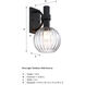 Fernwood LED 16 inch Black Outdoor Wall Sconce