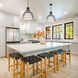 Evensong LED 15.75 inch Matte Black Pendant Ceiling Light