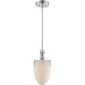 Archer LED 7.75 inch Satin Platinum Mini Pendant Ceiling Light