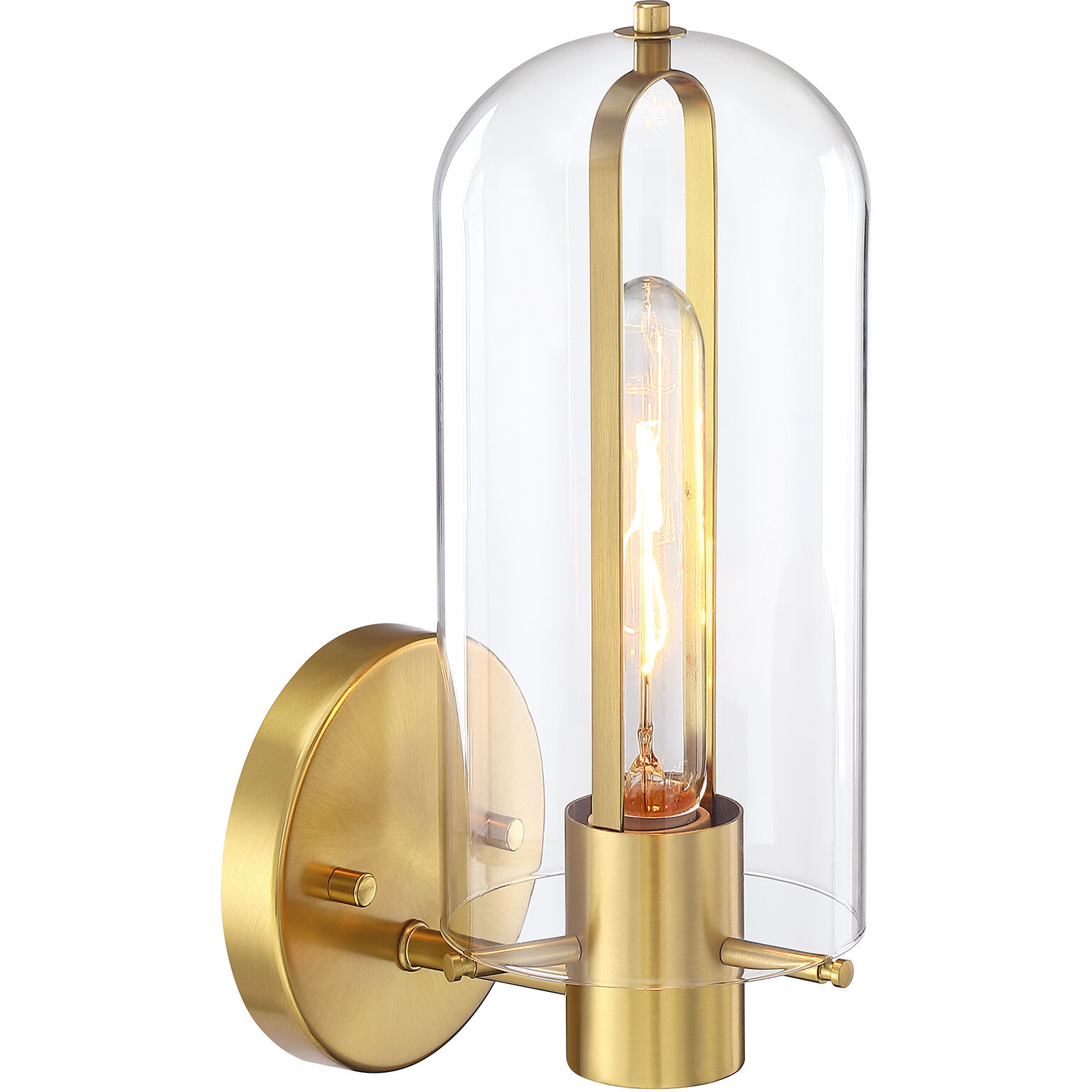 Skylar 1 Light 5.25 inch Brushed Gold Wall Sconce Wall Light