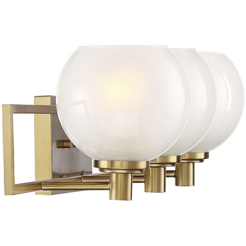 Cowen 3 Light 24 inch Brushed Gold Bath Light Wall Light