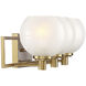Cowen 3 Light 24 inch Brushed Gold Bath Light Wall Light