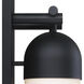 Ever Spring LED 18 inch Black Outdoor Wall Sconce