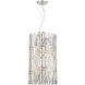 West 65th 6 Light 16 inch Satin Platinum Foyer Light Ceiling Light