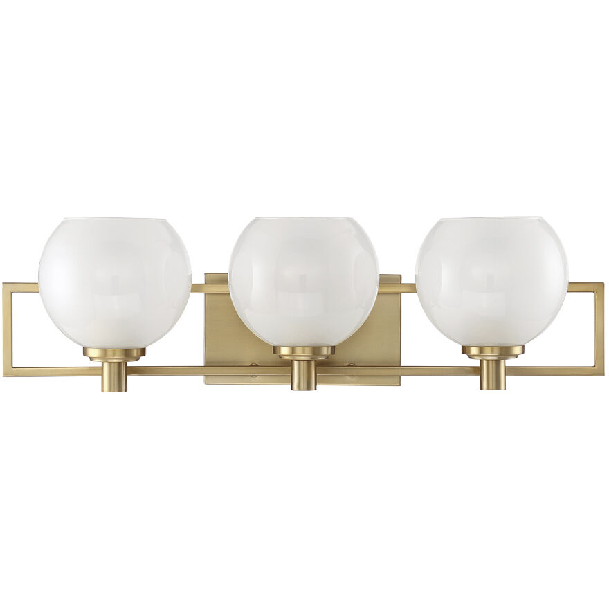 Cowen 3 Light 24 inch Brushed Gold Bath Light Wall Light