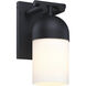 Ever Spring LED 14 inch Black Outdoor Wall Sconce