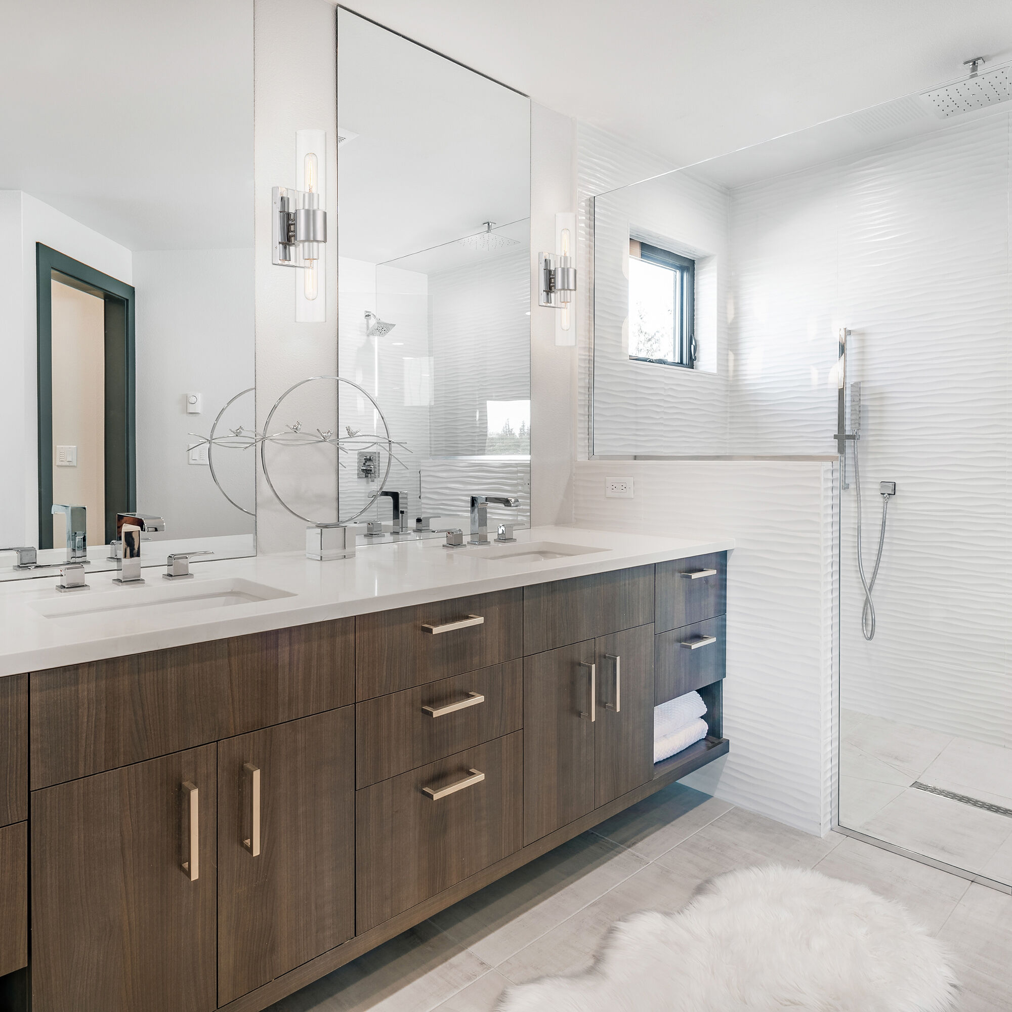 Anton 2 Light 4.5 inch Chrome Wall Sconce Wall Light