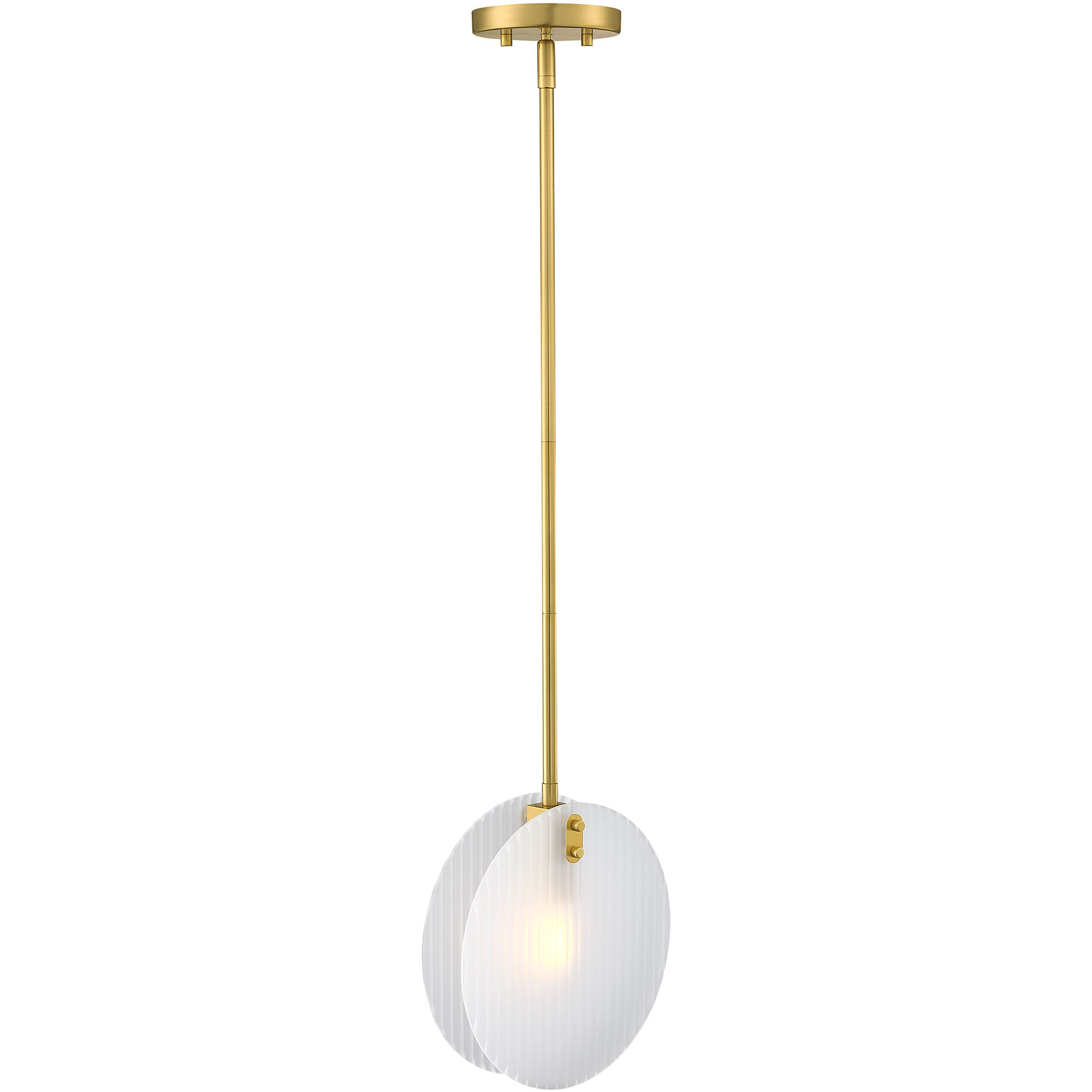 Sky Fall 1 Light 10 inch Brushed Gold Pendant Ceiling Light