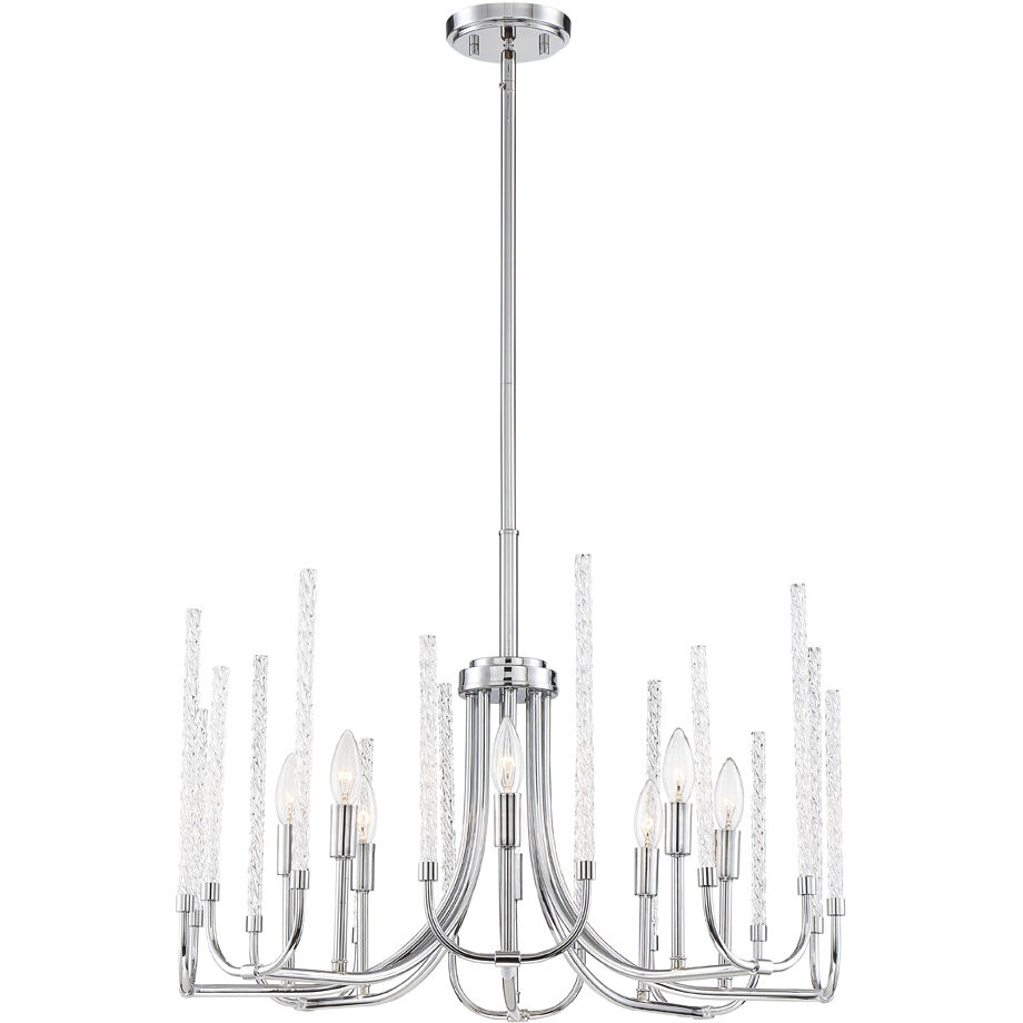 Laretto 8 Light 26 inch Chrome Chandelier Ceiling Light