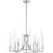 Laretto 8 Light 26 inch Chrome Chandelier Ceiling Light