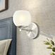 Moon Breeze 1 Light 6 inch Polished Nickel Wall Sconce Wall Light