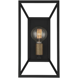 Within 1 Light 8 inch Matte Black Wall Sconce Wall Light