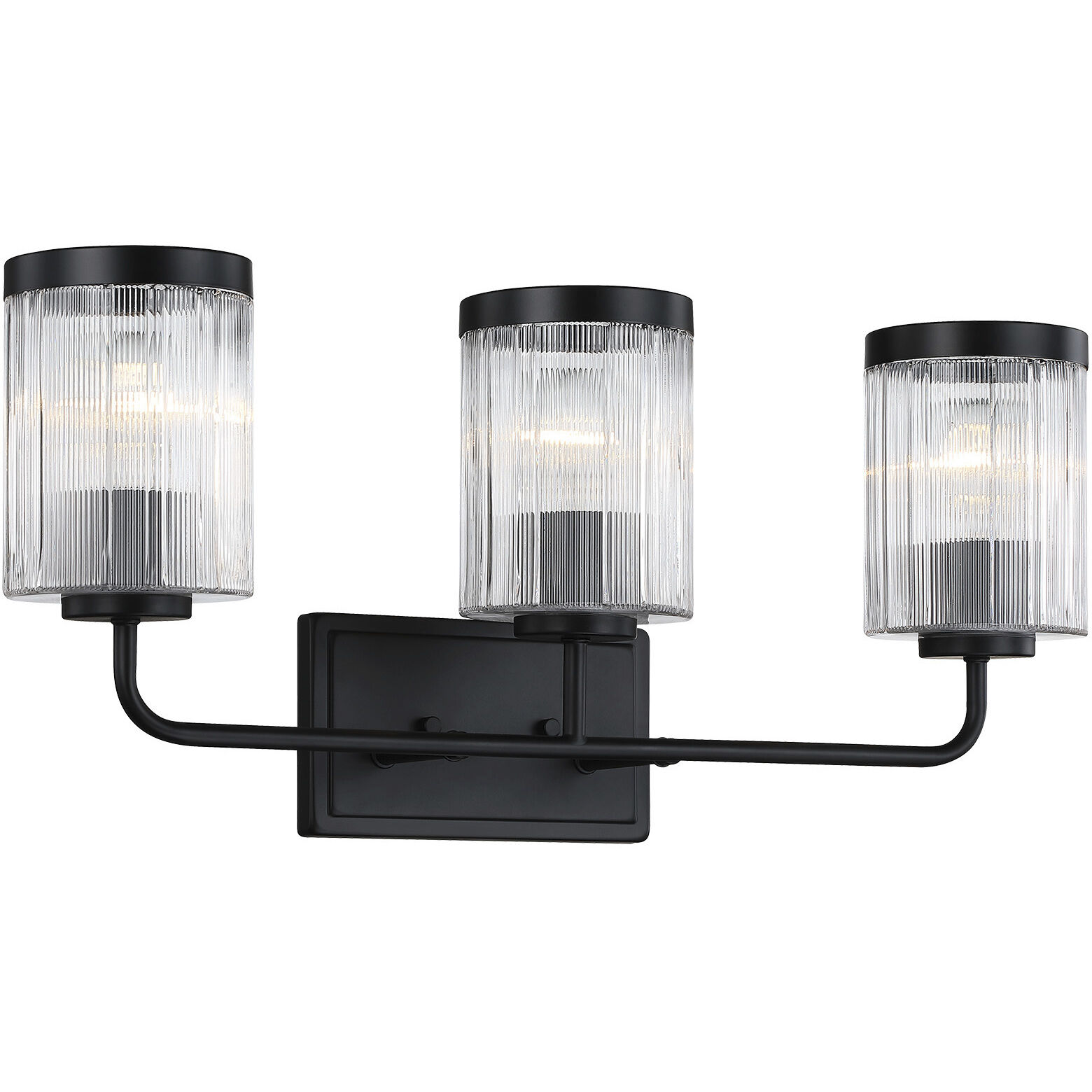 Aspen LED 24 inch Matte Black Vanity Wall Light