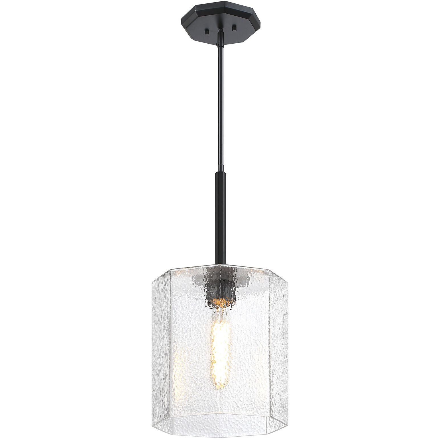 Haven LED 10 inch Matte Black Pendant Ceiling Light