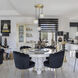 Neva LED 17.75 inch Brushed Gold Chandelier Ceiling Light