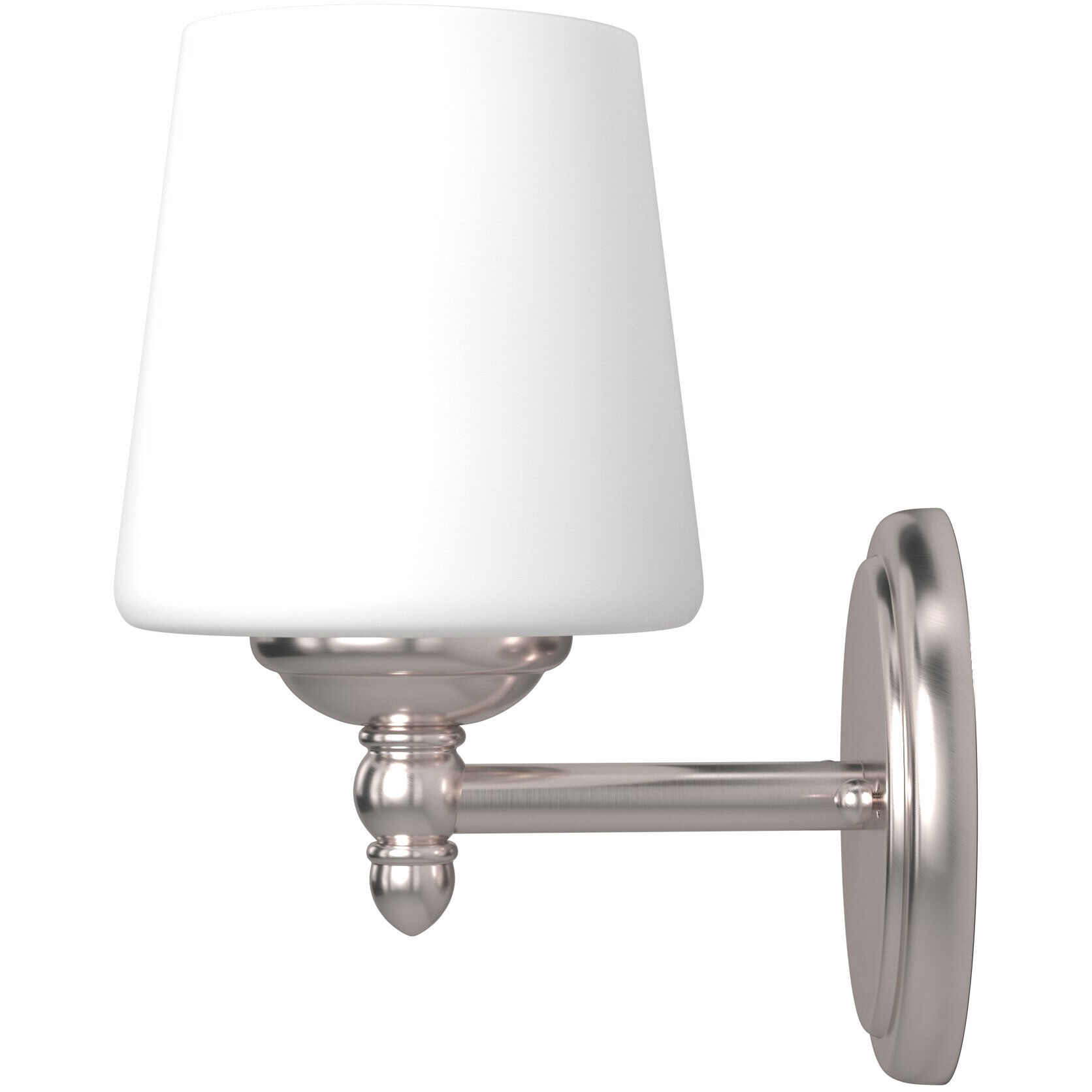 Darcy 1 Light 7 inch Brushed Nickel Bath Bar Wall Light