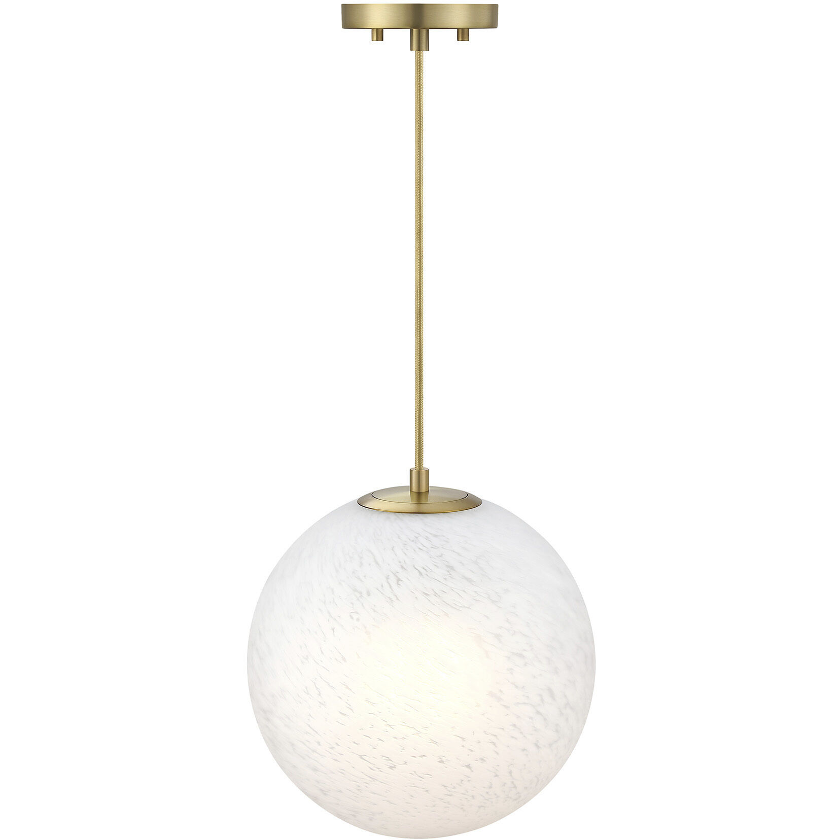 Pixie LED 12 inch Brushed Gold Pendant Ceiling Light