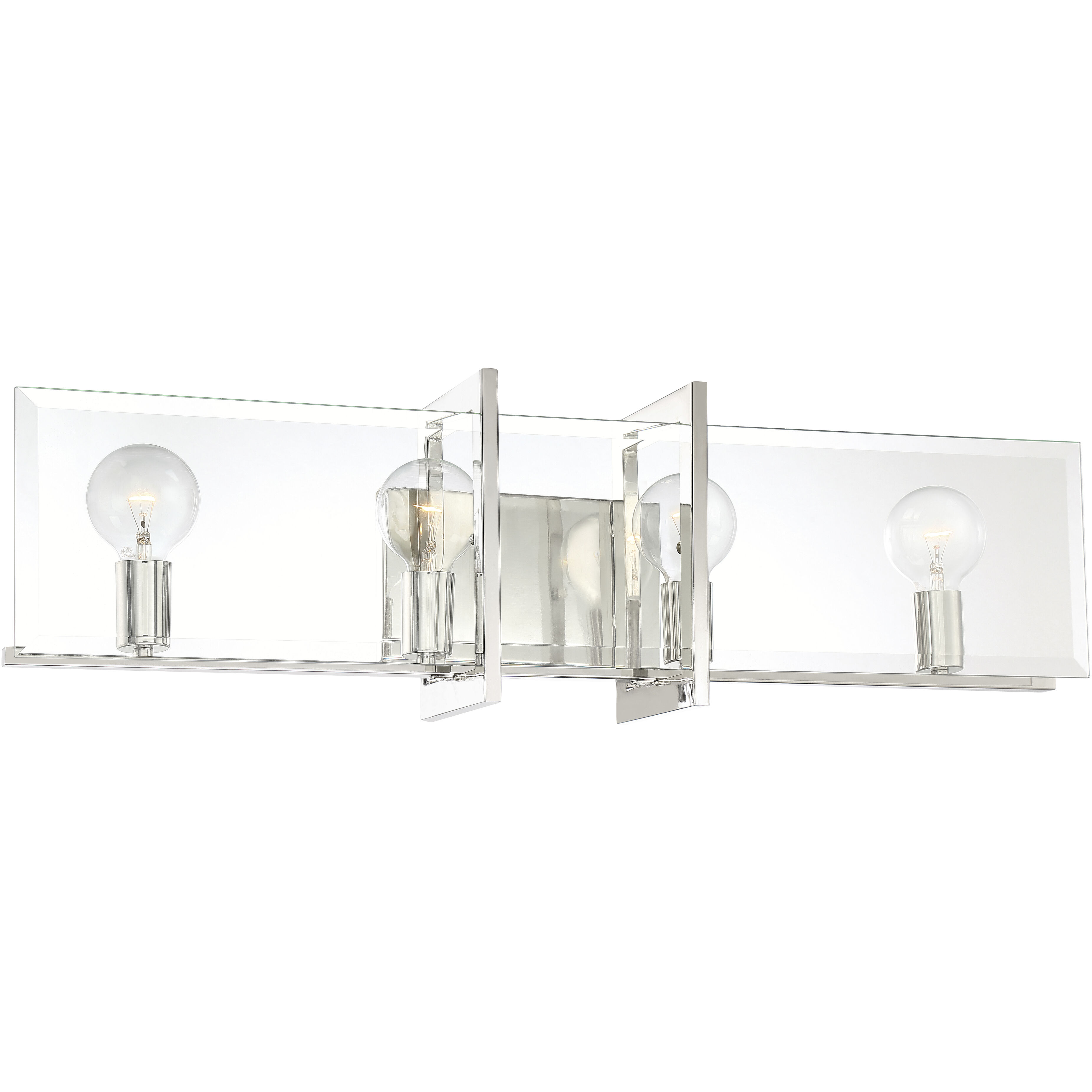 Ethan 4 Light 32.25 inch Polished Nickel Bath Light Wall Light