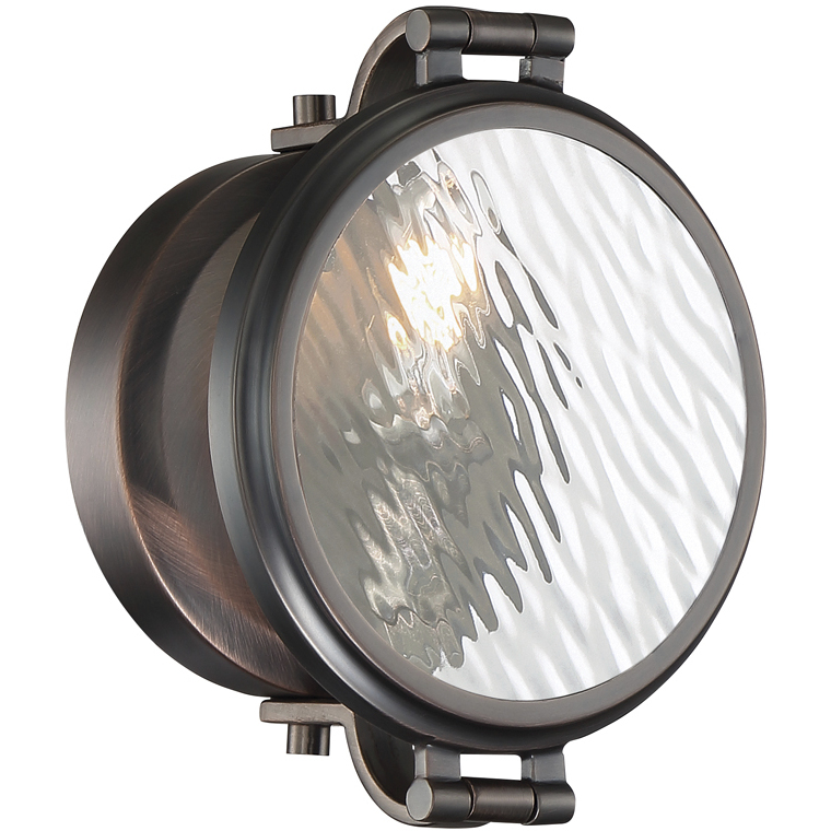 Eaton 1 Light 7 inch Satin Copper Bronze ADA Wall Sconce Wall Light