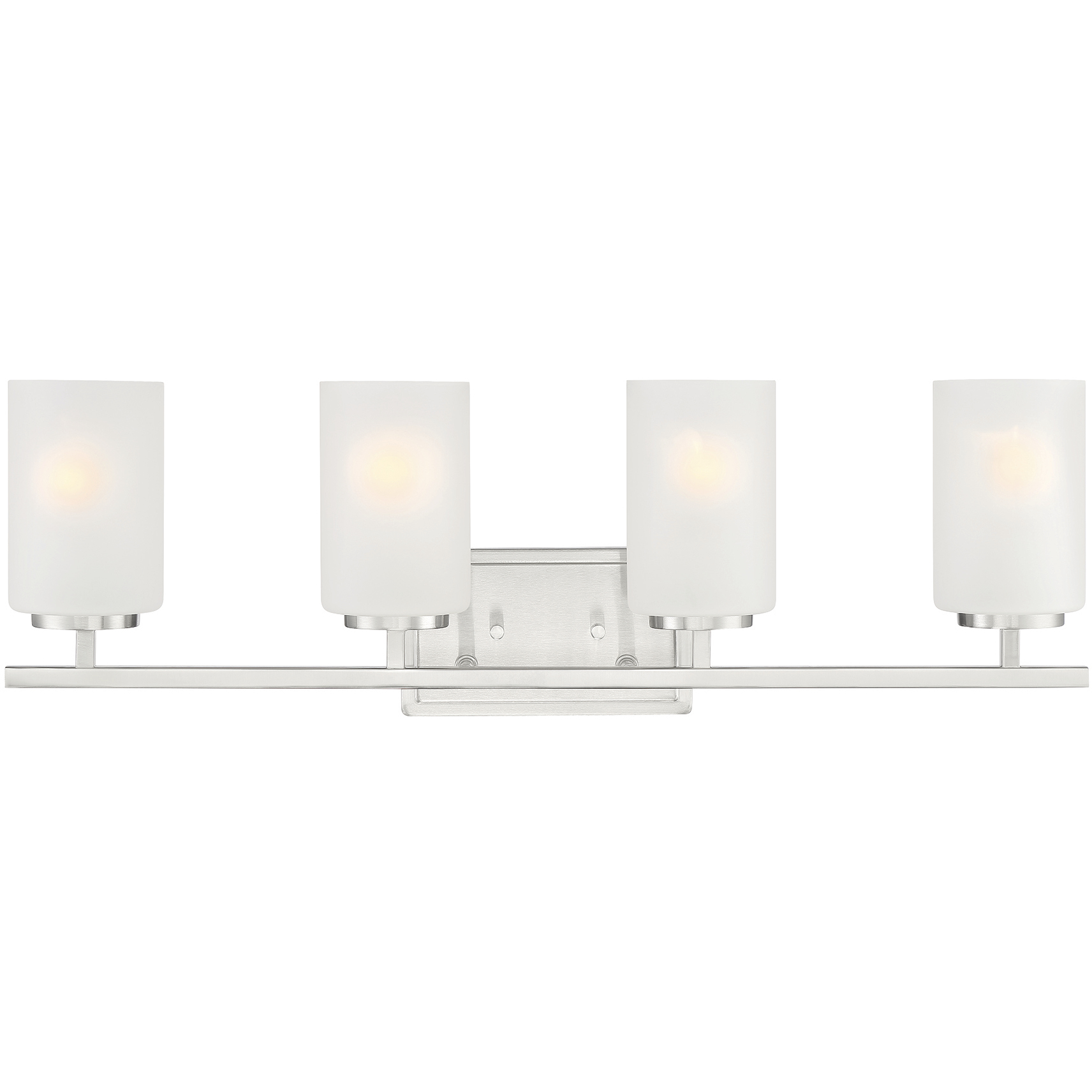 Carmine 4 Light 28 inch Brushed Nickel Vanity Light Wall Light
