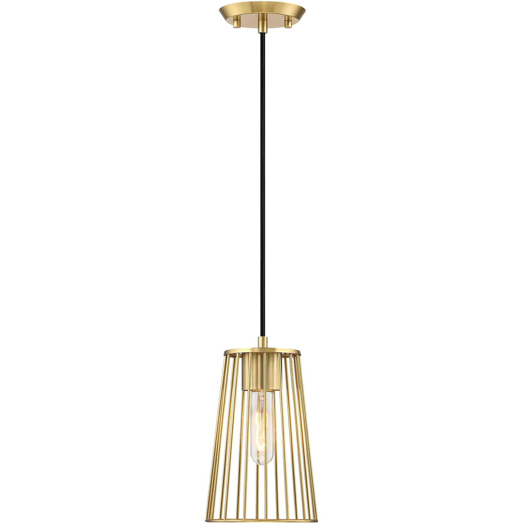 Single gold pendant light on sale