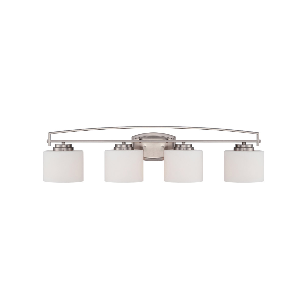 Axel 4 Light 33 inch Satin Platinum Bath Bar Wall Light