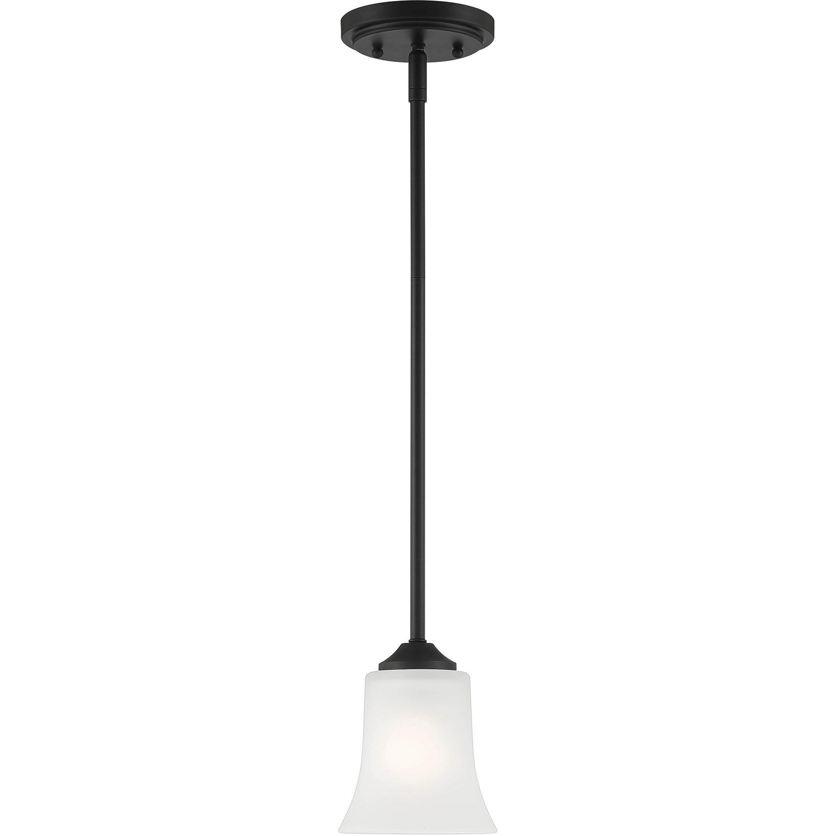 Bronson 1 Light 5.25 inch Matte Black Pendant Ceiling Light
