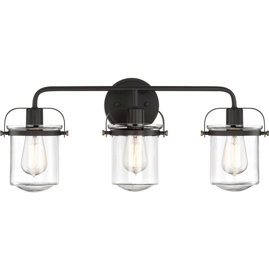 Jaxon 3 Light 24 inch Oil Rubbed Bronze Bath Bar Wall Light