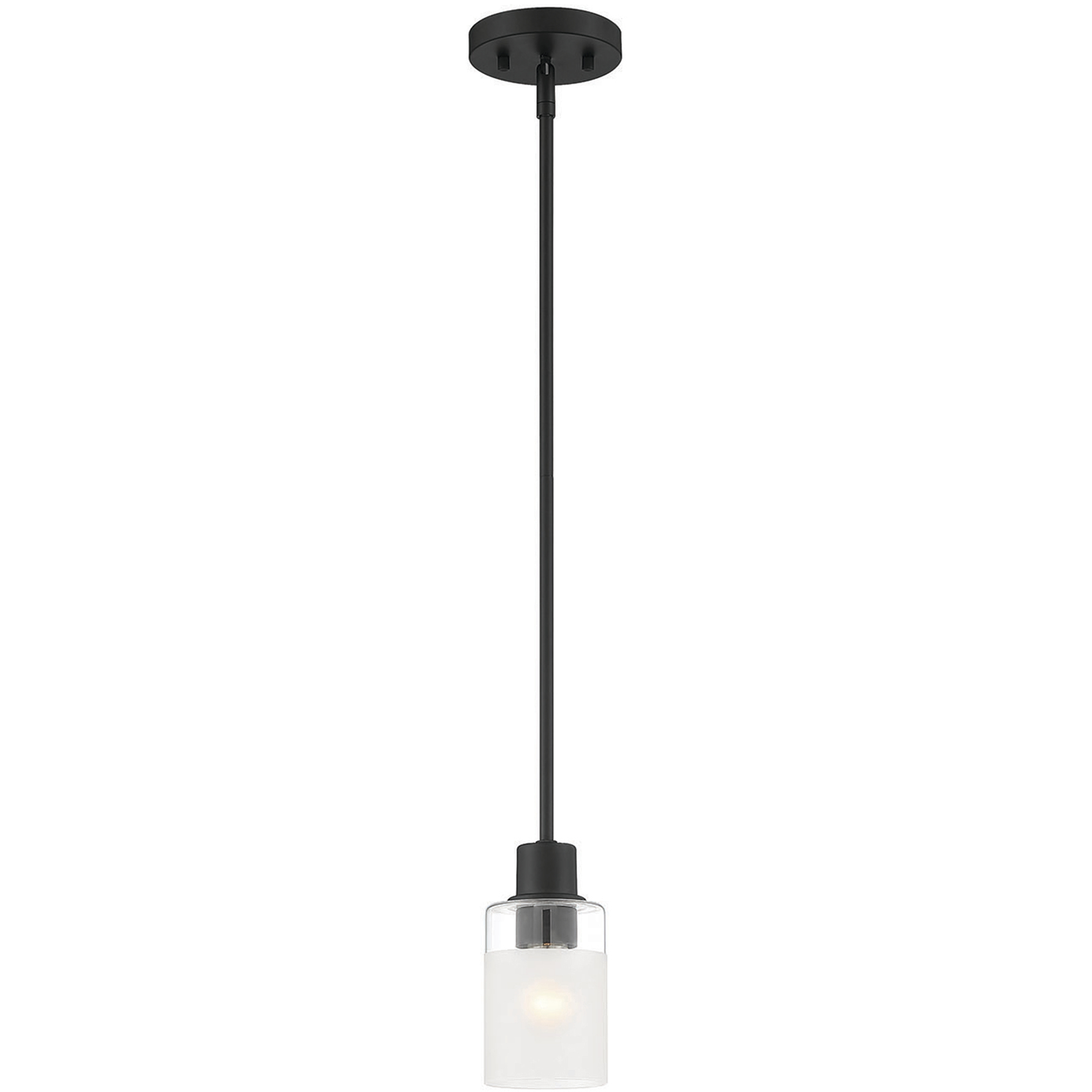 Cedar Lane 1 Light 4 inch Matte Black Pendant Ceiling Light