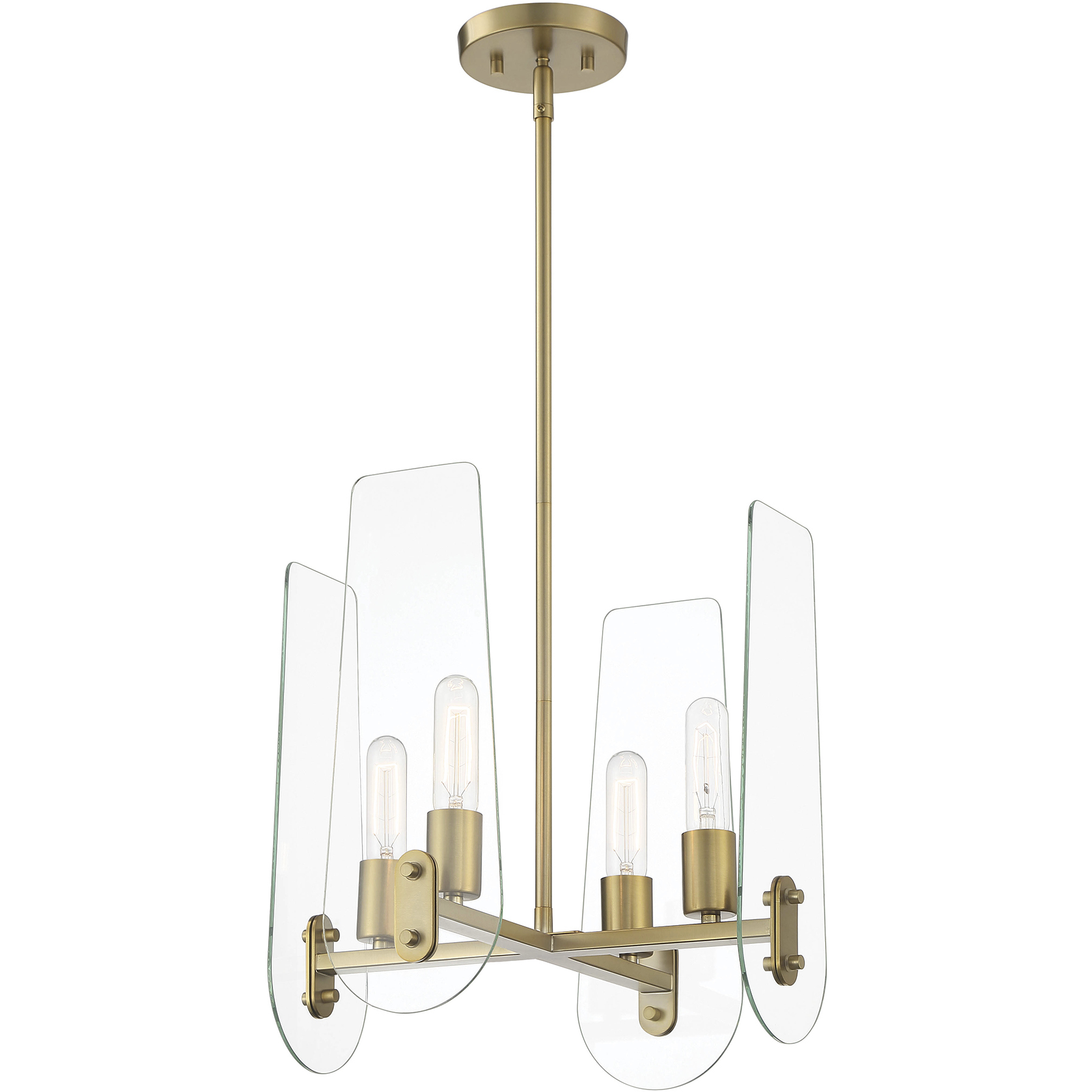 Brushed gold chandelier cheap