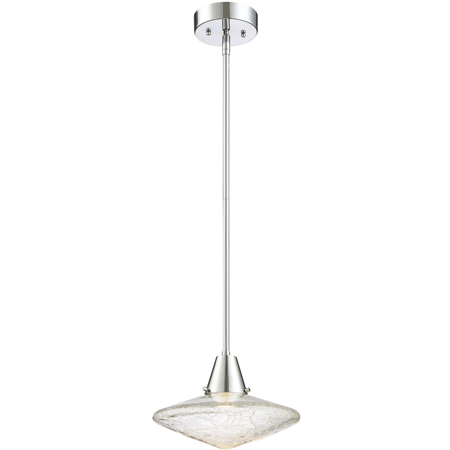 Aida LED 11 inch Chrome Pendant Ceiling Light