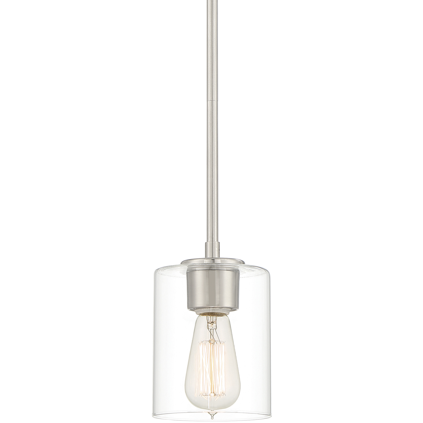 Liam 1 Light 5 inch Satin Platinum Mini Pendant Ceiling Light