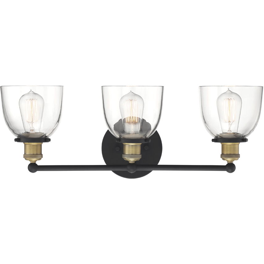 Bryson 3 Light 24 inch Vintage Bronze Bath Light Wall Light