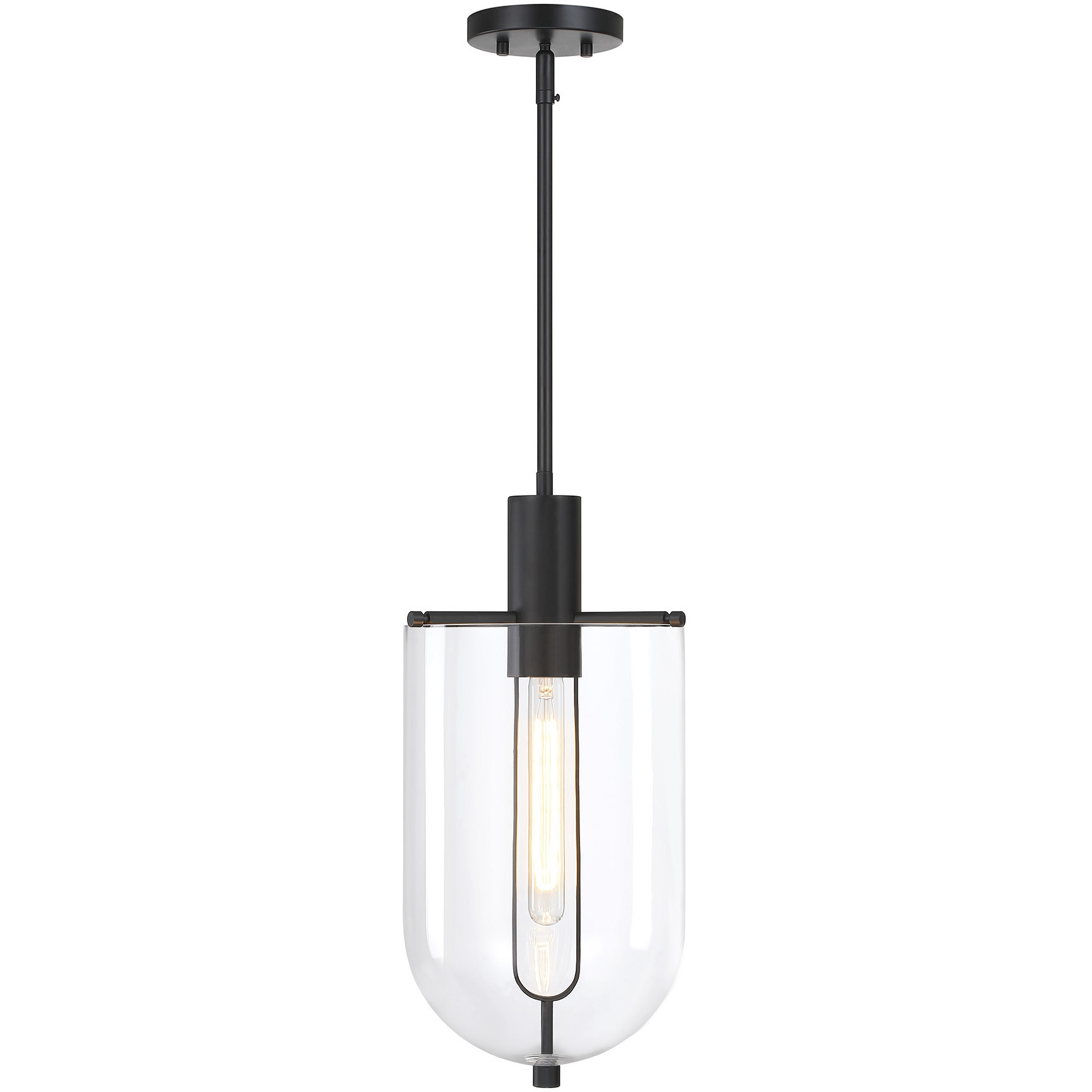 Skylar LED 10 inch Matte Black Down Pendant Ceiling Light
