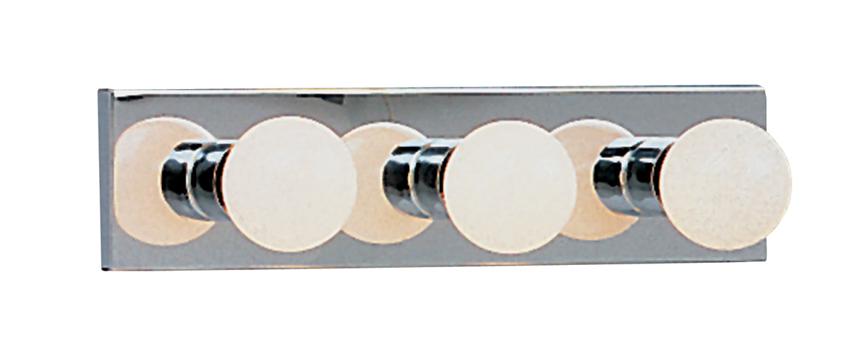 Designers Fountain Basic 3 Light Vanity Strip in Chrome 603-CH