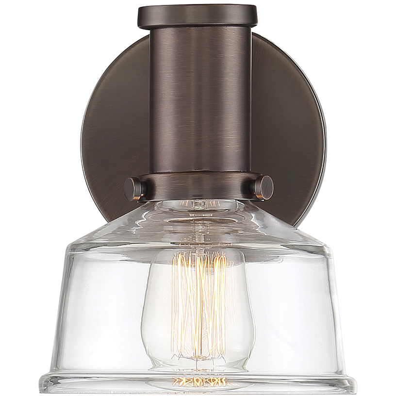 Carson 1 Light 6.25 inch Satin Copper Bronze Wall Sconce Wall Light