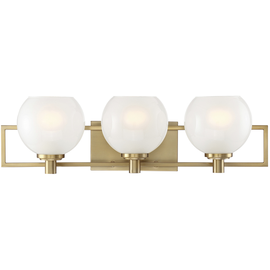 Cowen 3 Light 24 inch Brushed Gold Bath Light Wall Light