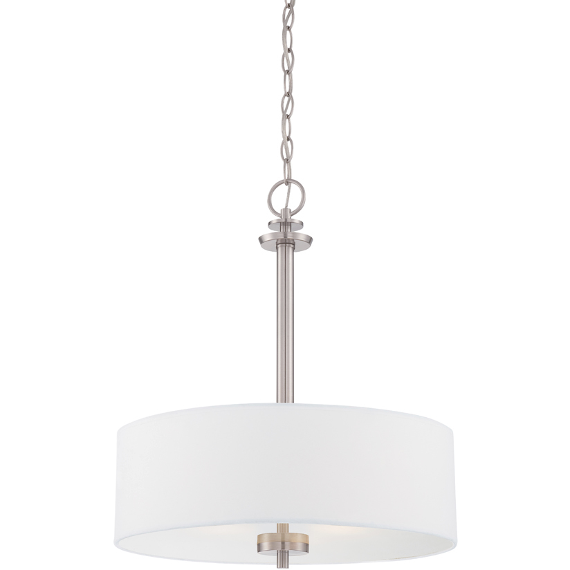 Harlowe 3 Light 18.25 inch Satin Platinum Pendant Ceiling Light