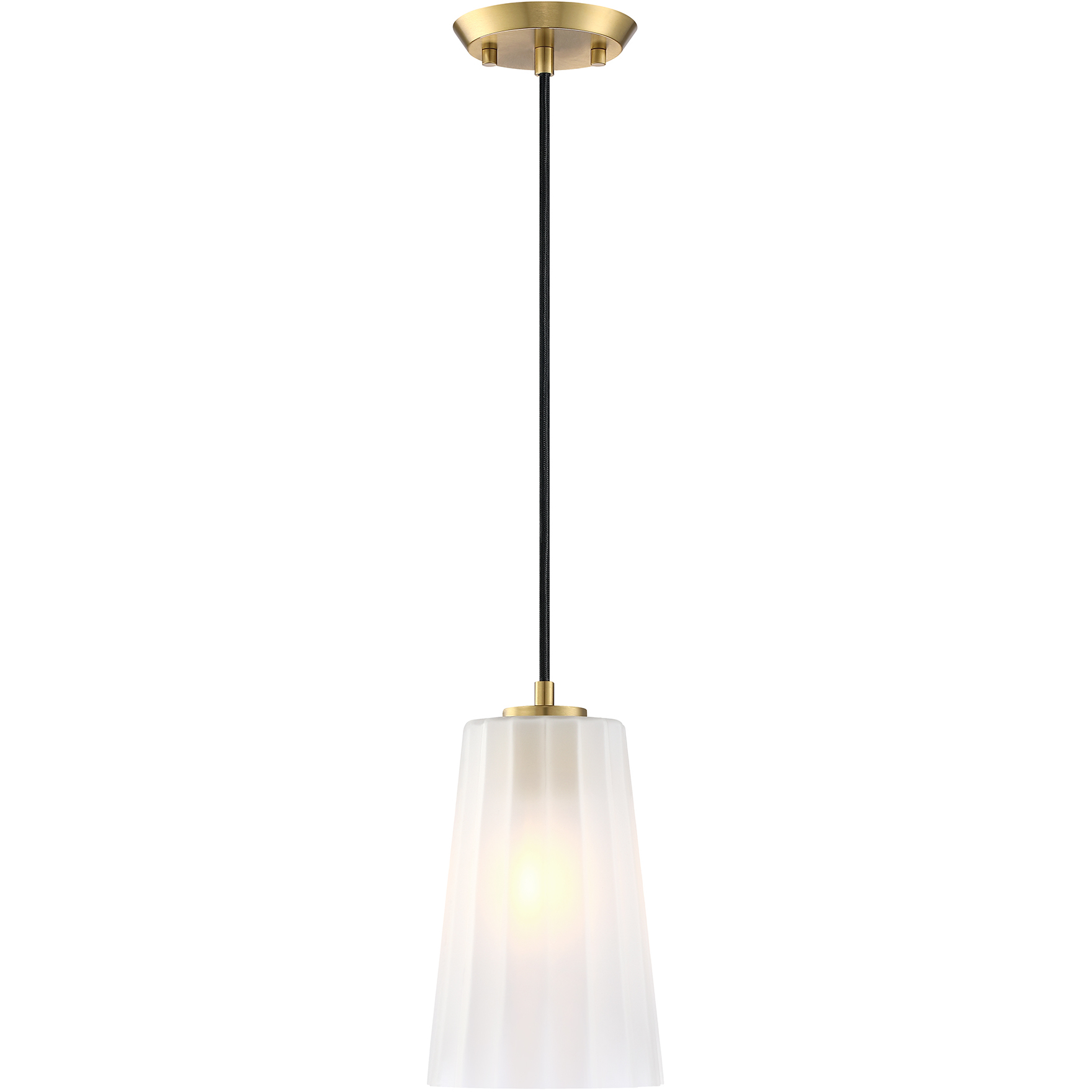 Liana 1 Light 6 inch Brushed Gold Pendant Ceiling Light