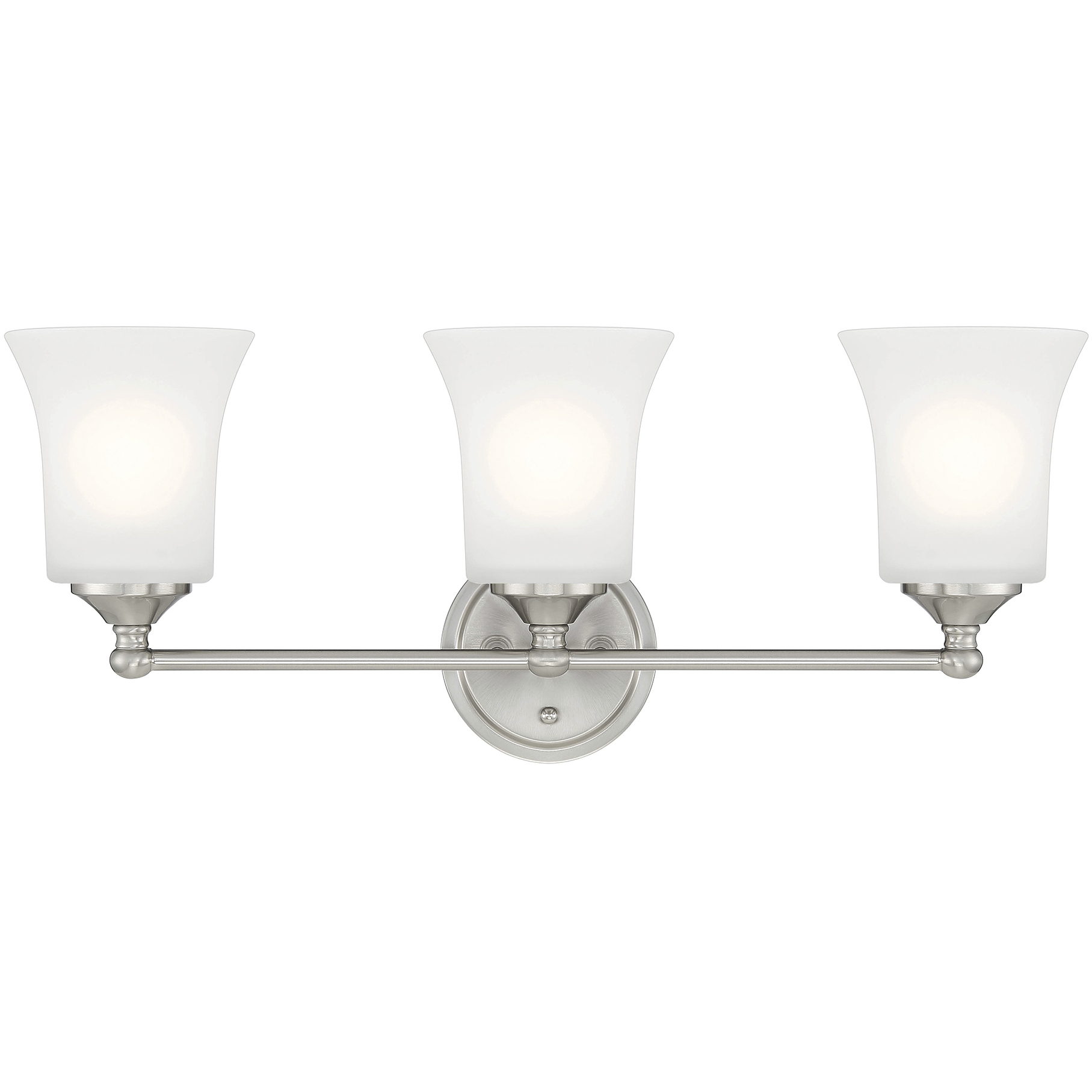 Bronson 3 Light 23 inch Brushed Nickel Vanity Light Wall Light