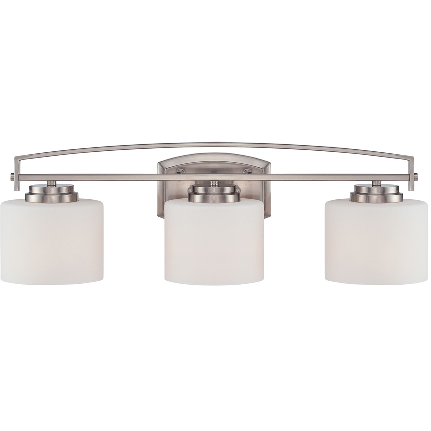 Axel 3 Light 24 inch Satin Platinum Bath Bar Wall Light