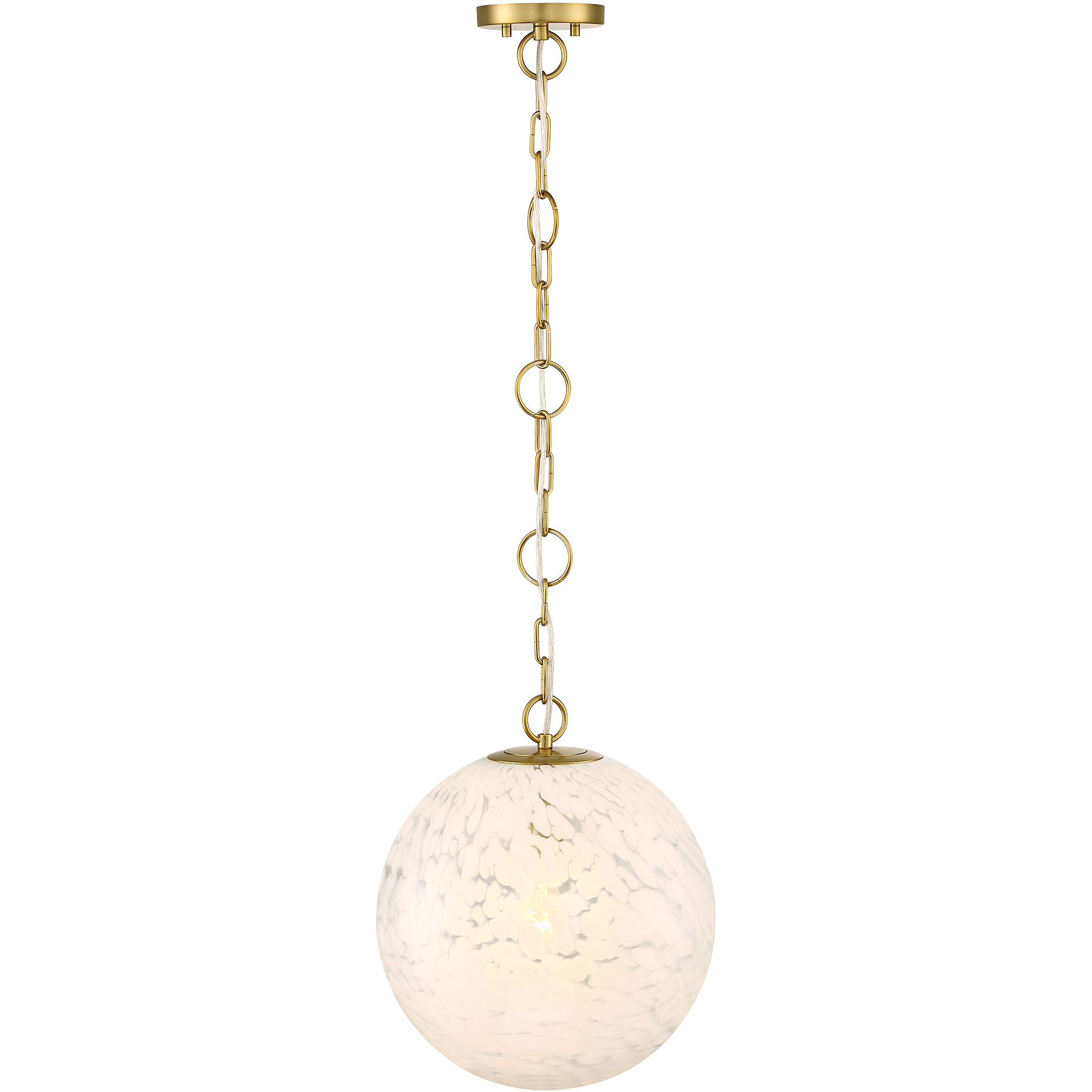 Wine Flower 1 Light 14 inch Brushed Gold Pendant Ceiling Light