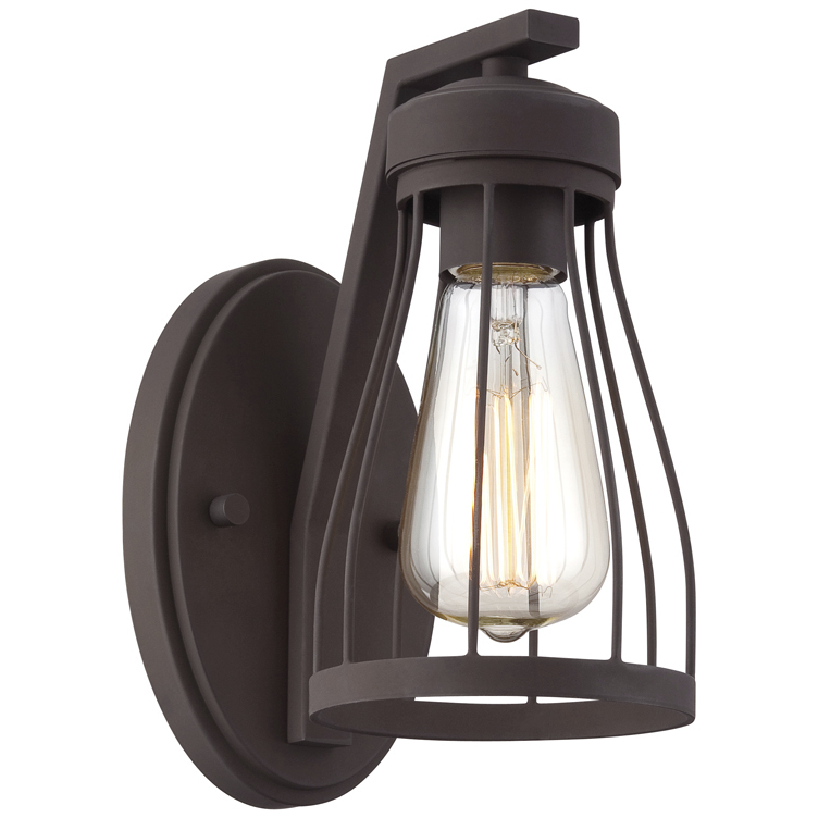 Brooklyn 1 Light 4.5 inch Bronze Wall Sconce Wall Light