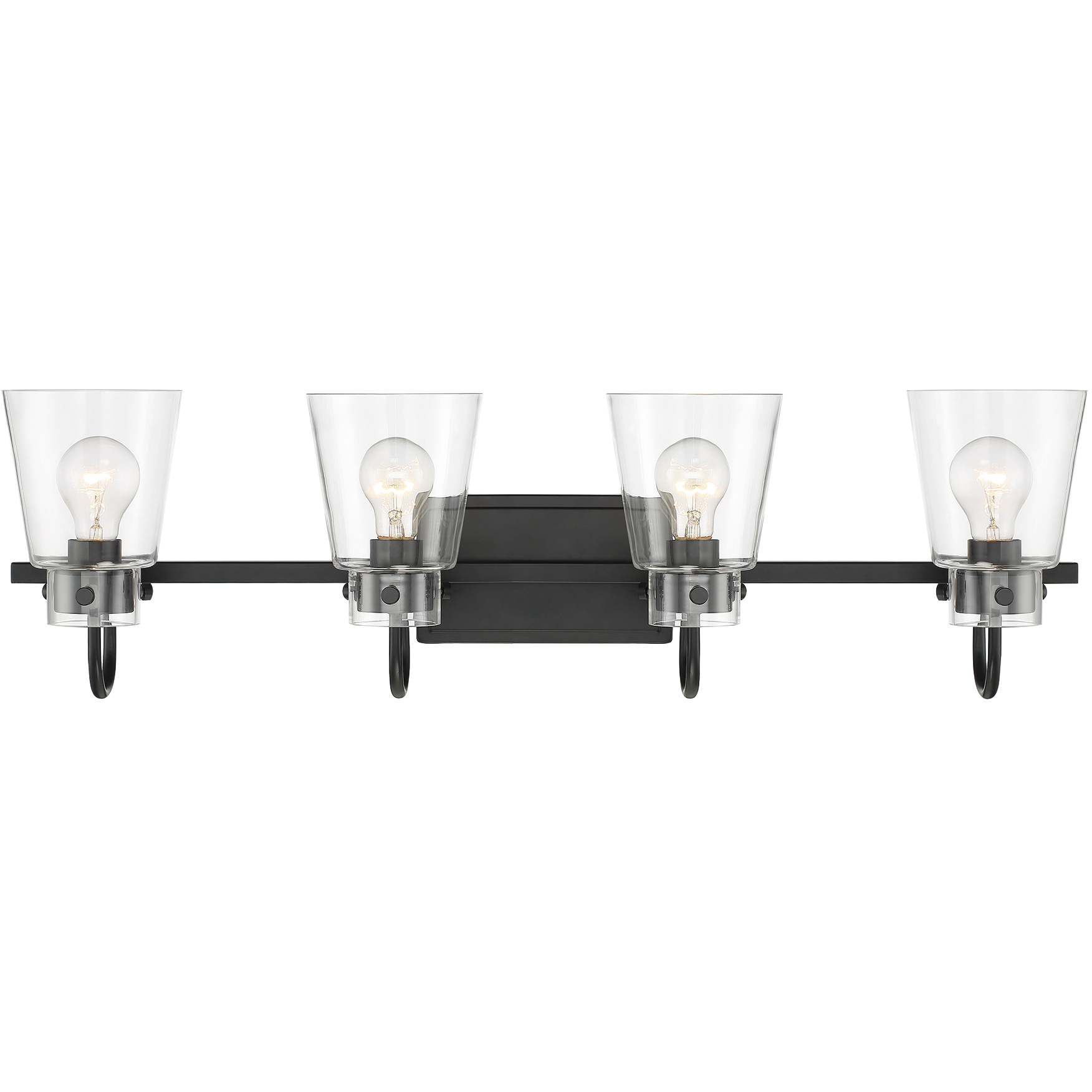 Designers Fountain D214M 4B MB Inwood 4 Light 32 inch Matte Black Vanity Light Wall Light