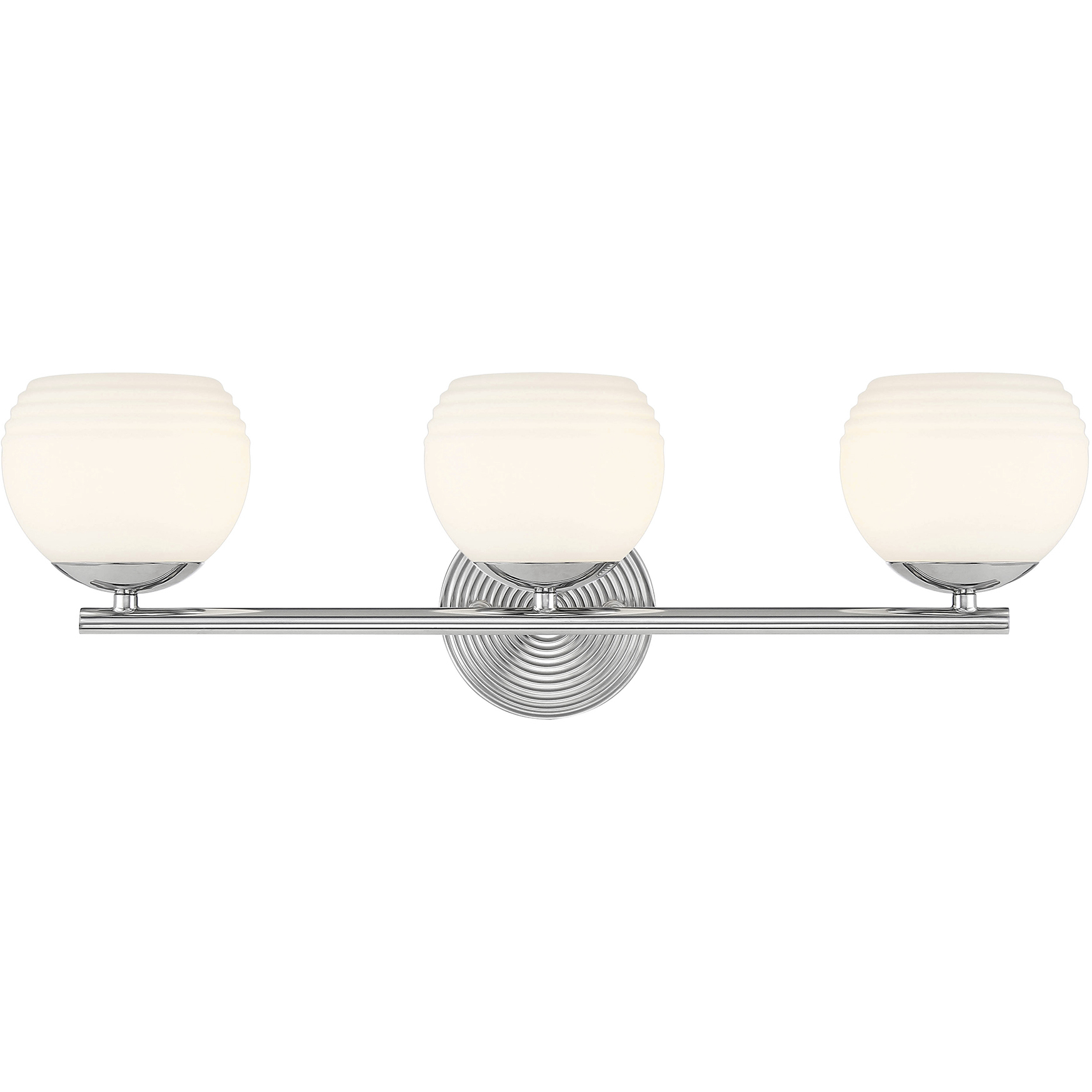 Moon Breeze 3 Light 25 inch Polished Nickel Vanity Light Wall Light